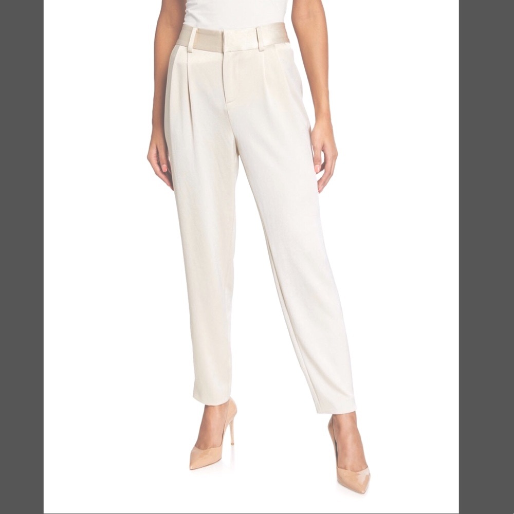NWT! Alice + Olivia Troy Snap Cuff Pants